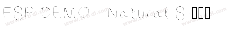 FSP DEMO   Natural S字体转换